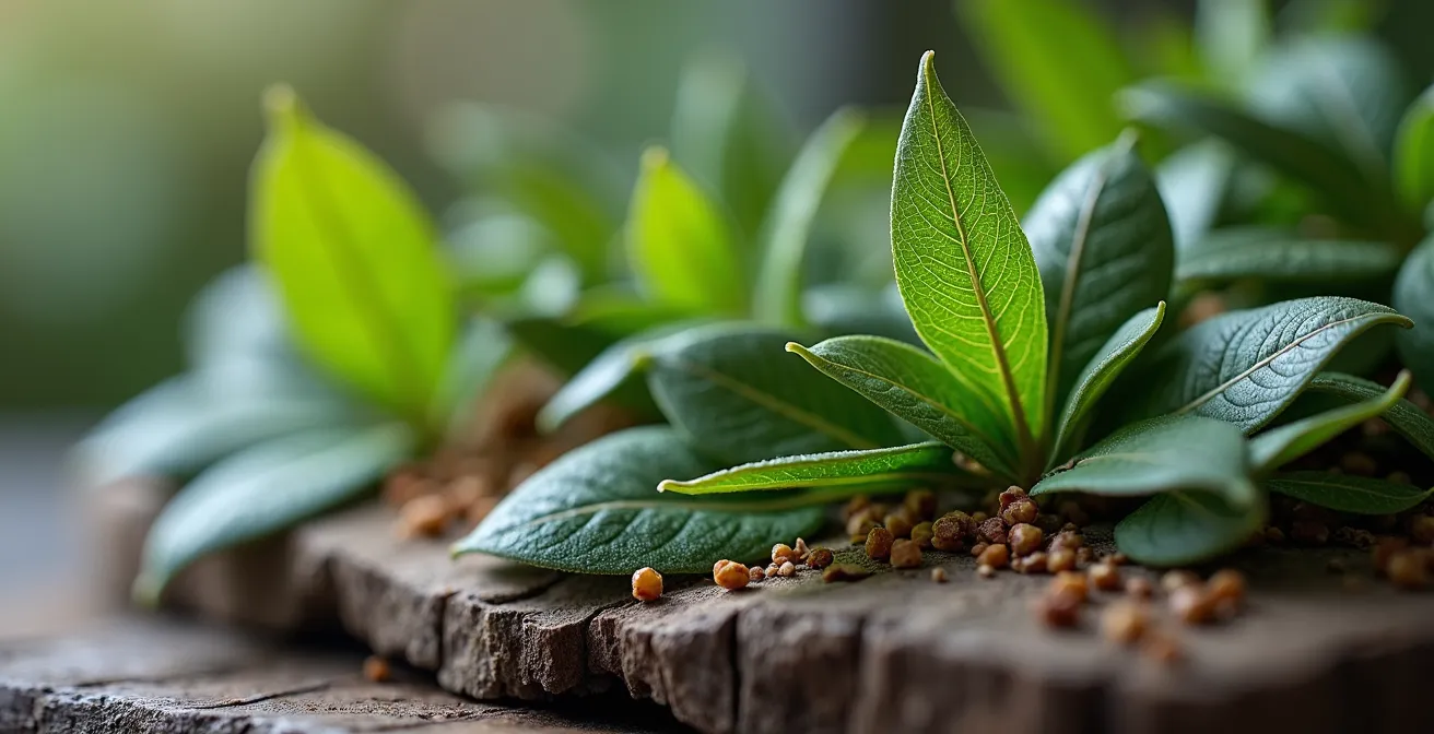 Traditional Arctic beverages including Labrador tea and spruce tip infusions in a natural setting